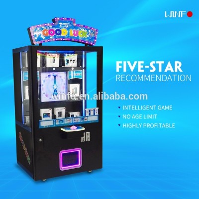 Classic electronic coin operated prize crane vending game machine